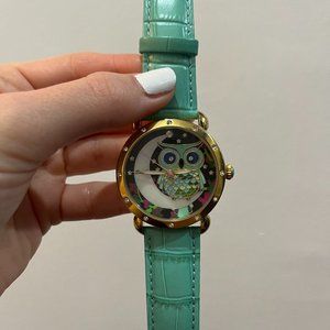 Bertha Ashley Owl Mother of Pearl Watch